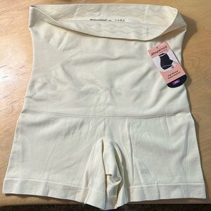 SHAPERMINT Shapeware for women tummy control high-waisted boy shorts beige 2XL